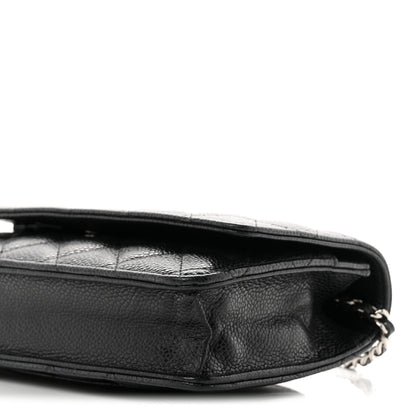 Chanel Caviar Quilted Wallet On Chain WOC Black 11 of 12