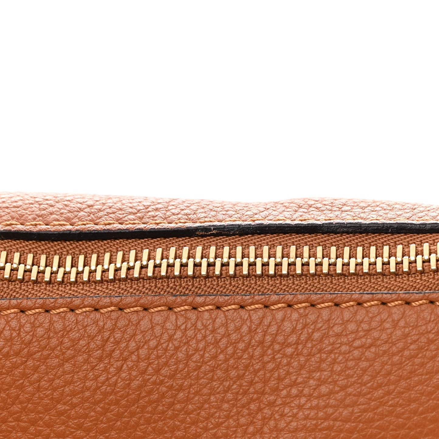 Calfskin Large Marcie Satchel Tan