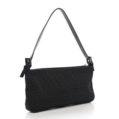 Fendi Zucchino Vitello Pochette Black 2 of 8