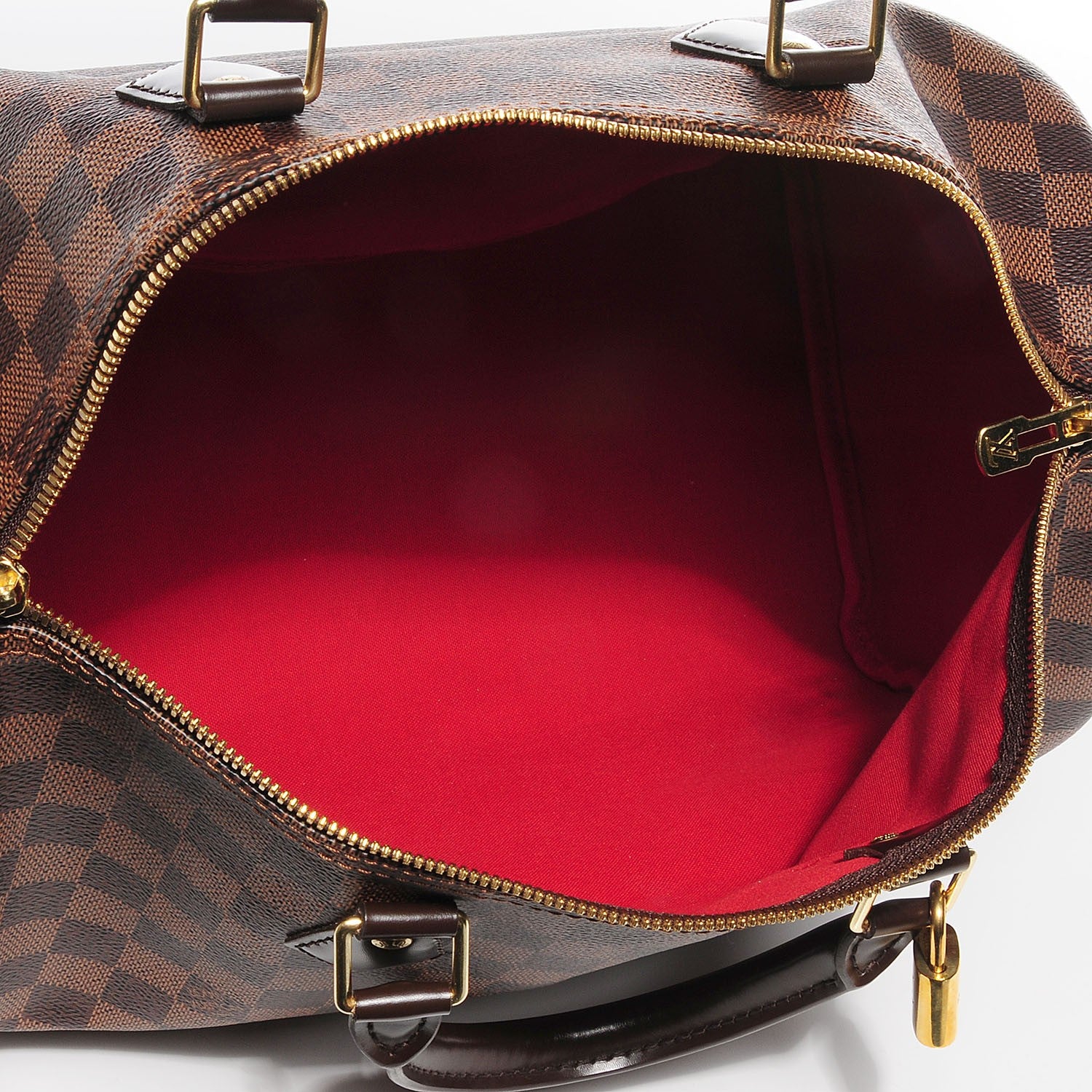 Louis Vuitton Damier Ebene Speedy Bandouliere 35 5 of 8