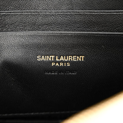 Saint Laurent Grain De Poudre Matelasse Monogram Mini Lou Camera Bag Crema Soft 6 of 10