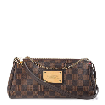 Louis Vuitton Damier Ebene Eva Clutch 1 of 10