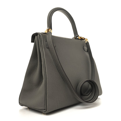 Hermes Togo Kelly Retourne 28 Gris Meyer 3 of 13
