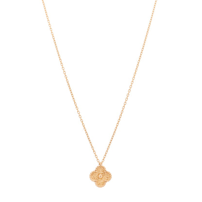 Van Cleef & Arpels 18K Rose Gold Sweet Alhambra Pendant Necklace 1 of 5