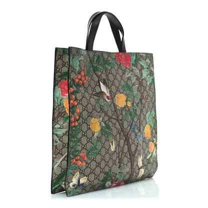 Gucci Soft GG Supreme Monogram Tian Vertical Tote Beige Multicolor New Acero 3 of 13
