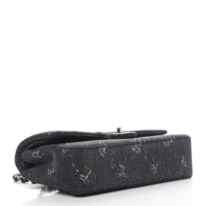 Chanel Denim Medium Double Flap Black 4 of 10
