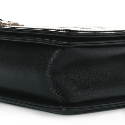 Chanel Lambskin Chevron Quilted New Medium Boy Flap Black 8 of 8
