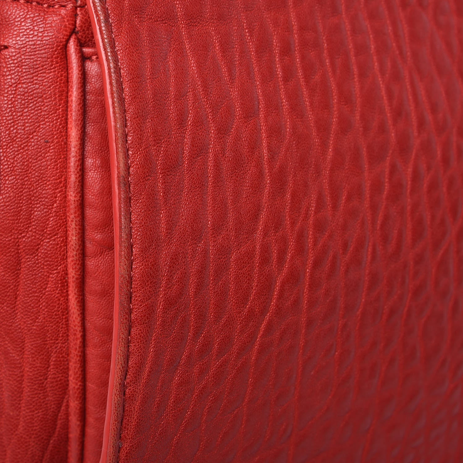 Alexander Wang Pebbled Lambskin Lia Sling Red Nickel Hardware 11 of 15