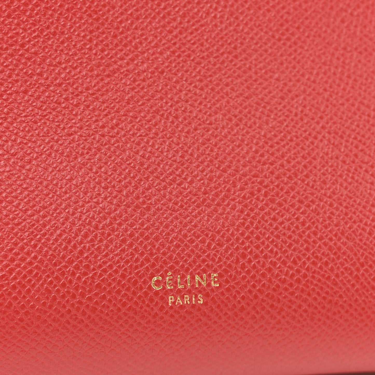 Grained Calfskin Mini Belt Bag Coquelicot