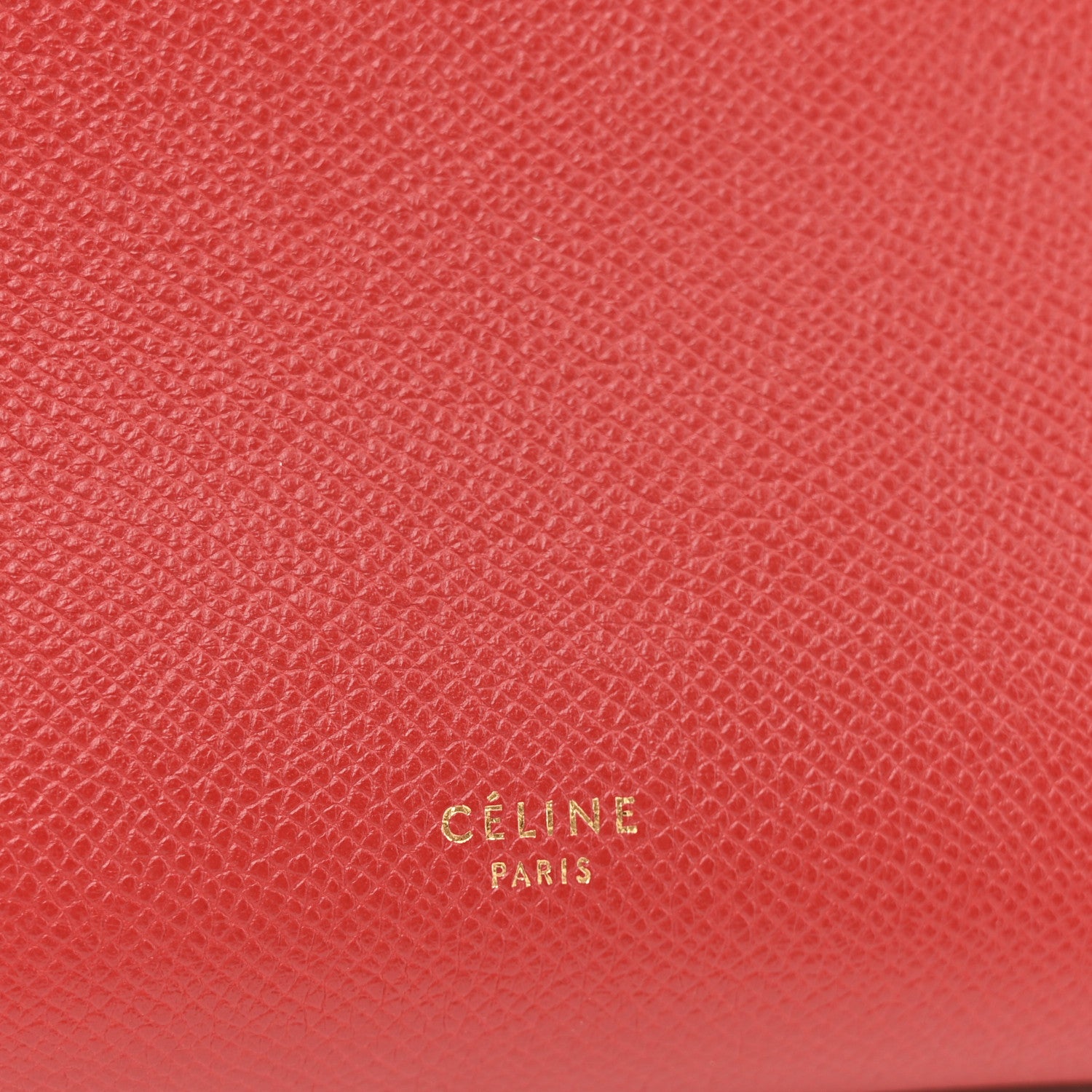 Celine Grained Calfskin Mini Belt Bag Coquelicot 6 of 14