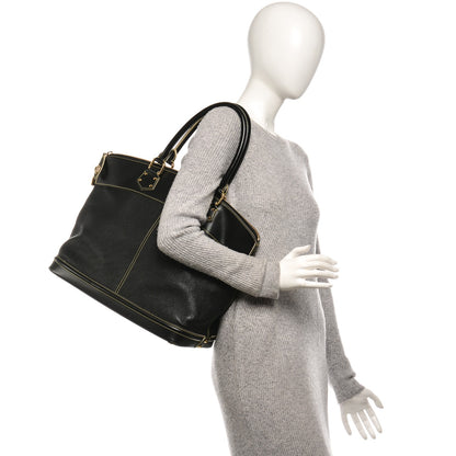 Louis Vuitton Suhali Lockit GM Black 2 of 7