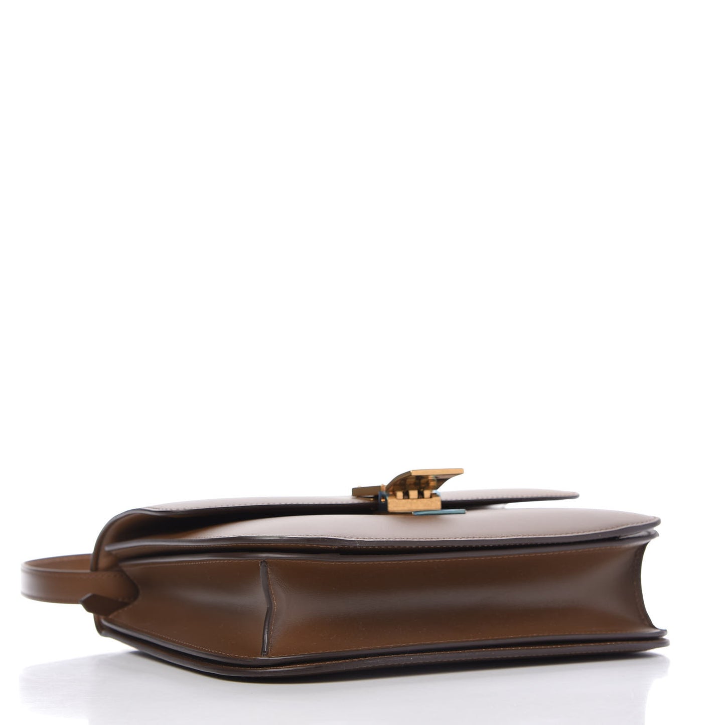 Box Calfskin Medium Classic Box Flap Bag Camel