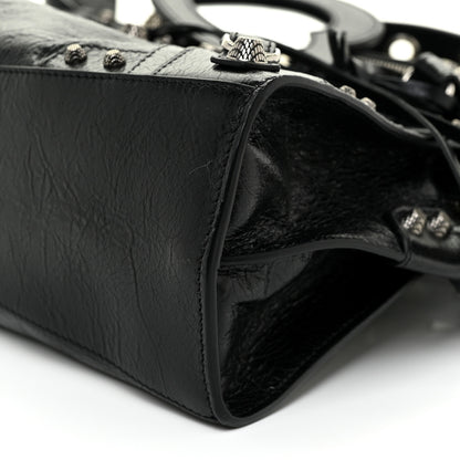 Balenciaga Agneau Arena Neo Cagole Handbag XS Black 9 of 9