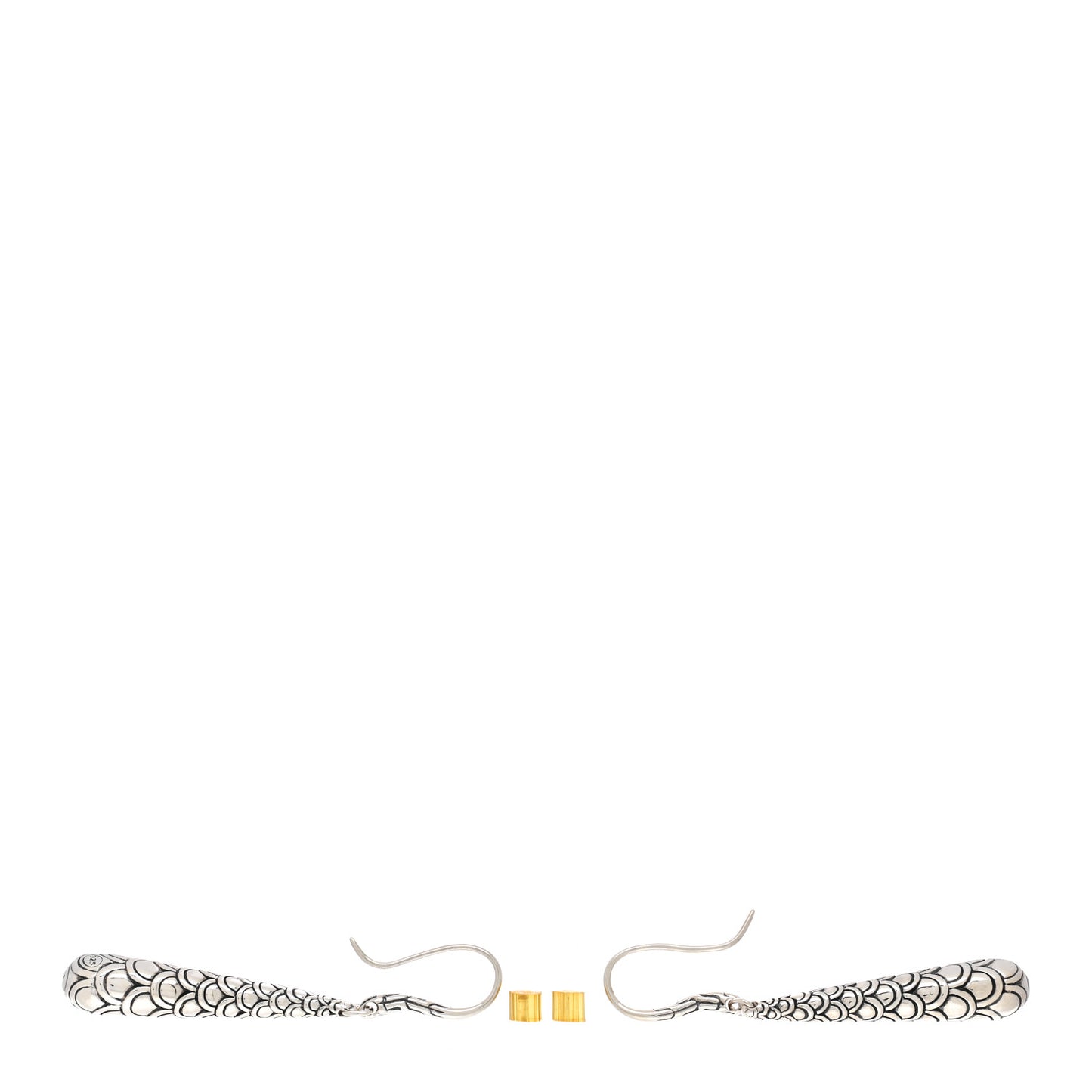 Sterling Silver Legends Naga Drop Earrings