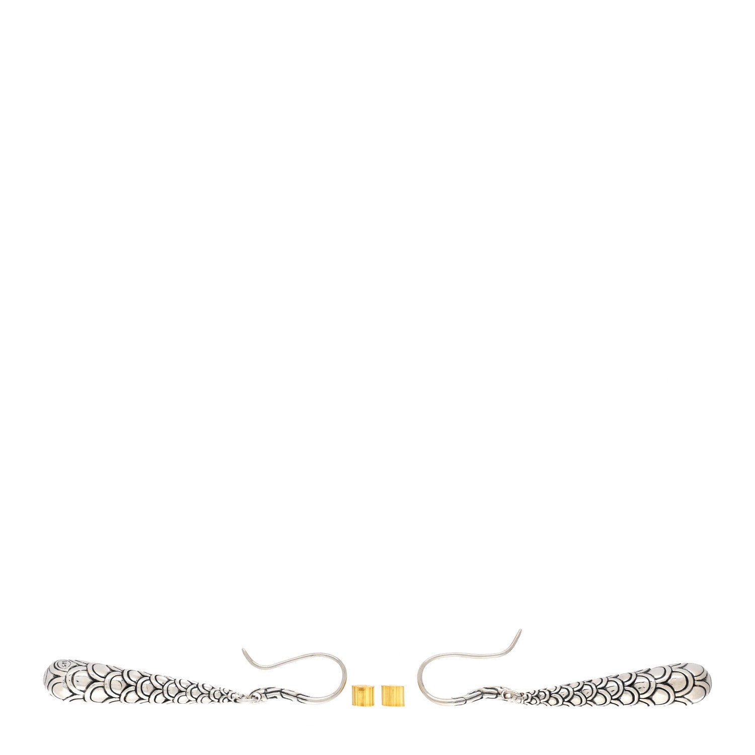 John Hardy Sterling Silver Legends Naga Drop Earrings 3 of 4