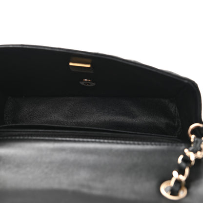 Chanel Lambskin Quilted Mini Rectangular Flap Black 4 of 9
