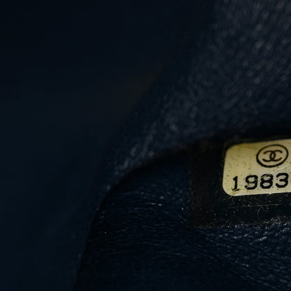 Chanel Caviar Quilted 2.55 Reissue 226 Flap Navy Blue 8 of 14