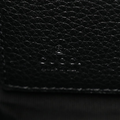 Gucci Pebbled Calfskin Shoulder Bag  Black 6 of 10