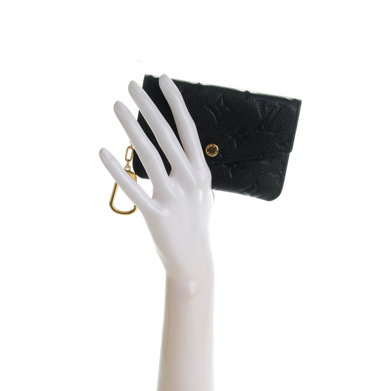 Louis Vuitton Empreinte Key Pouch Black 2 of 7