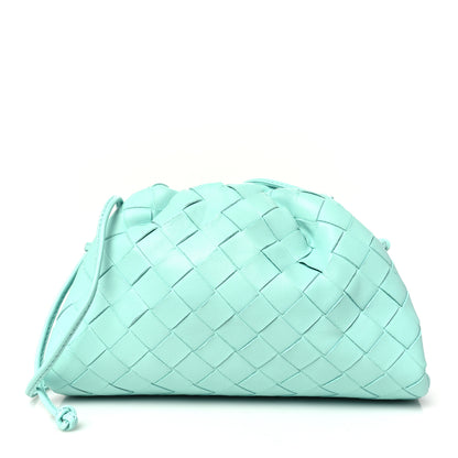 Bottega Veneta Nappa Intrecciato The Mini Pouch Celadon 1 of 12