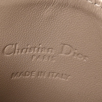 Christian Dior Metallic Calfskin Cannage Lady Dior Freesia Card Holder Gold 6 of 7