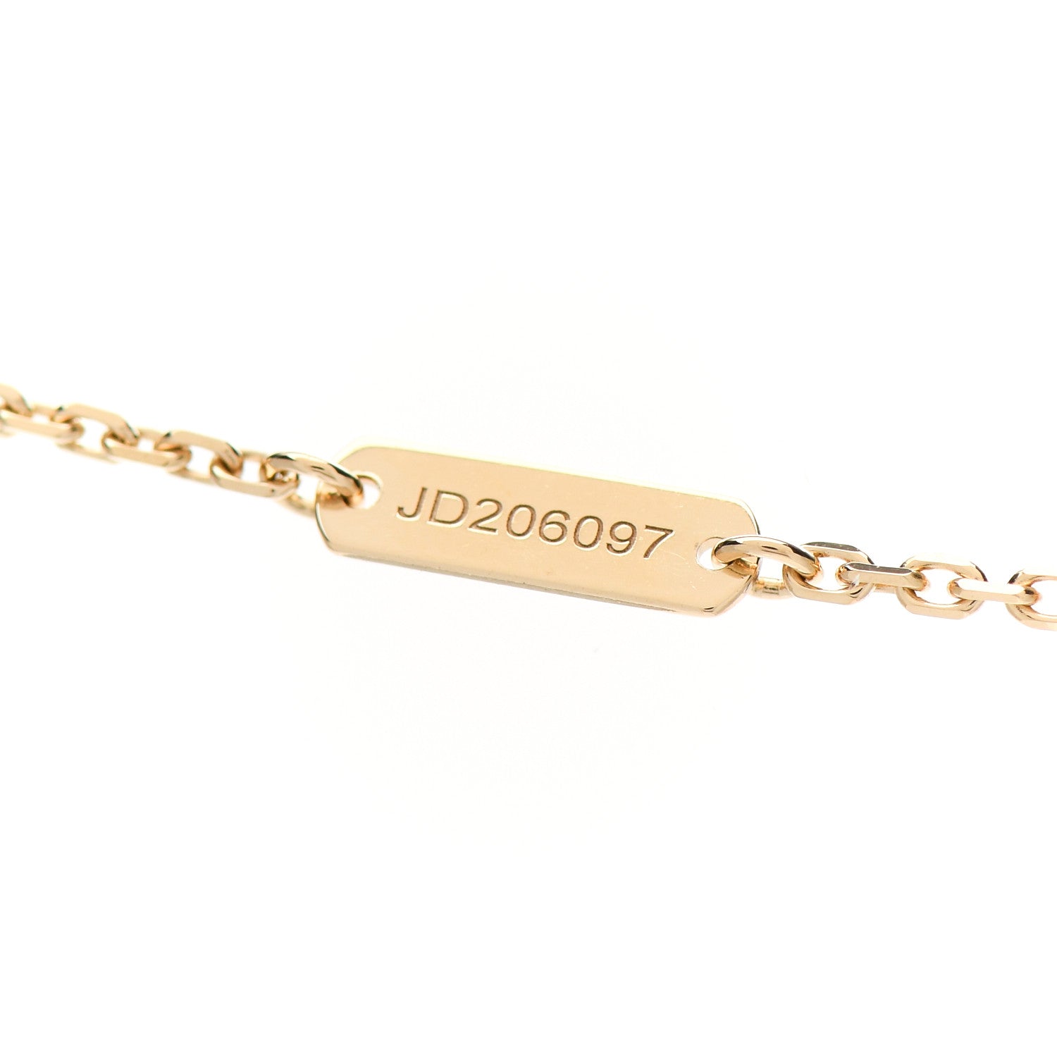 Van Cleef & Arpels 18K Yellow Gold Black Onyx Vintage Alhambra Pendant Necklace 5 of 6