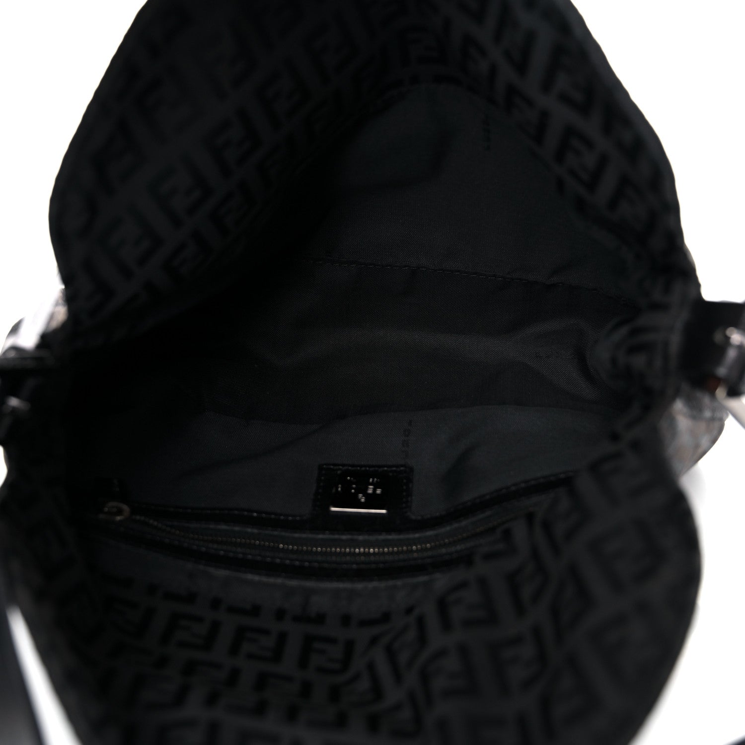 Fendi Zucca Baguette Black 4 of 20