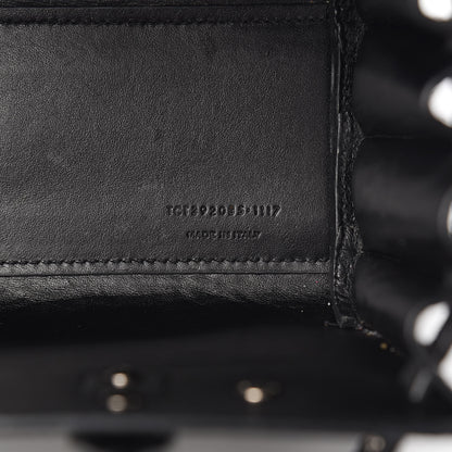 Saint Laurent Calfskin Crocodile Embossed Nano Sac De Jour Black 7 of 10