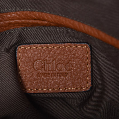 Chloe Calfskin Medium Marcie Satchel Tan 7 of 8