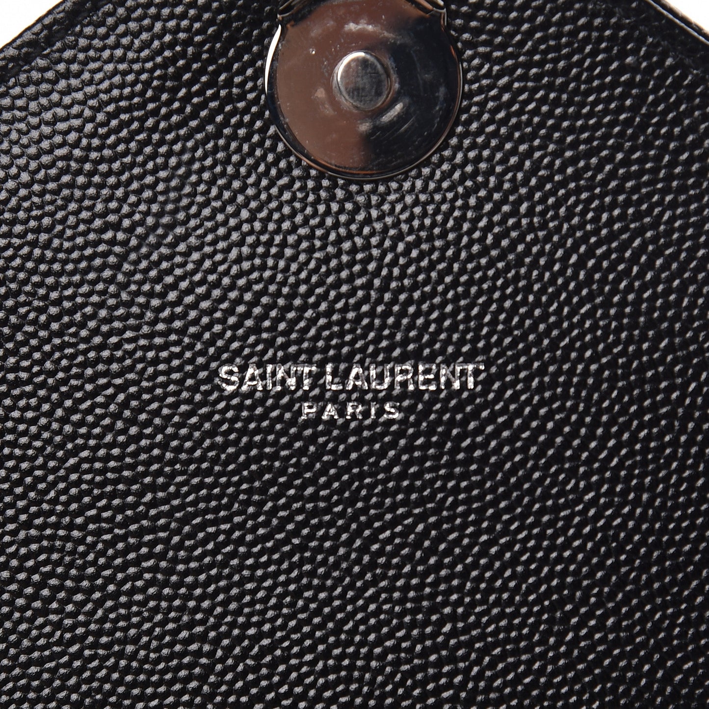 Grain De Poudre Textured Mixed Matelasse Large Triquilt Monogram Monochrome Satchel Black