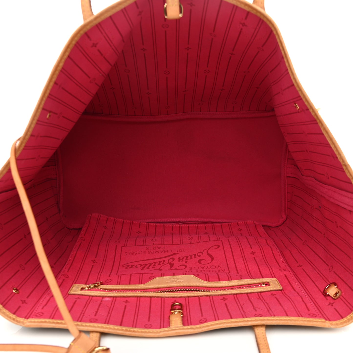 Monogram My LV Heritage Neverfull GM Fuchsia White