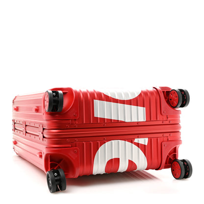Rimowa X SUPREME Matte Polycarbonate Topas Multiwheel 82L Red 3 of 9