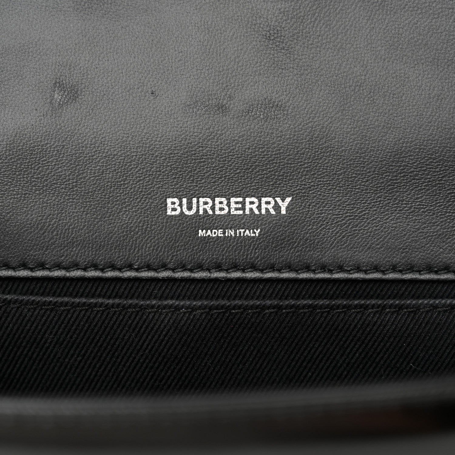 Burberry Patent Quilted House Check Lola Bag Black 6 of 11