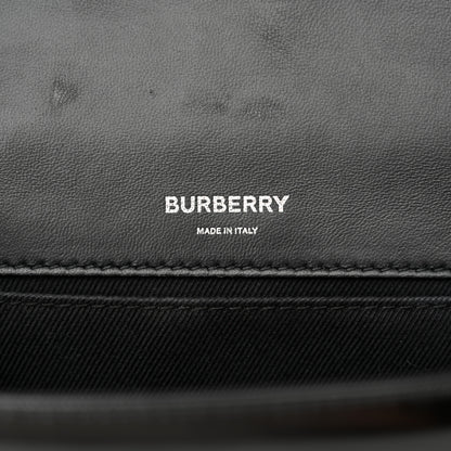 Burberry Patent Quilted House Check Lola Bag Black 6 of 11