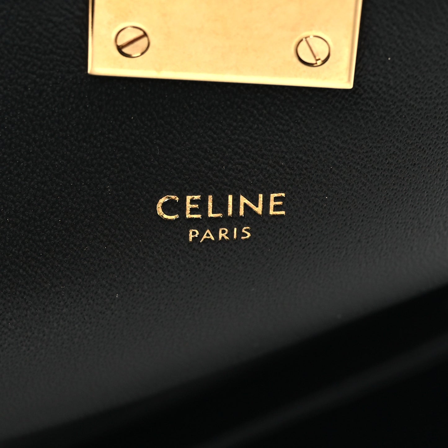 Calfskin Quilted Medium C Bag Black