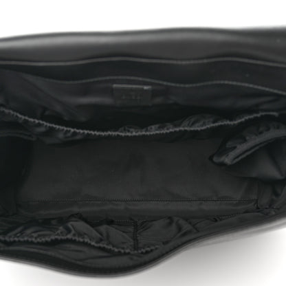Gucci GG Supreme Monogram Web Messenger Diaper Bag Black Grey 5 of 9