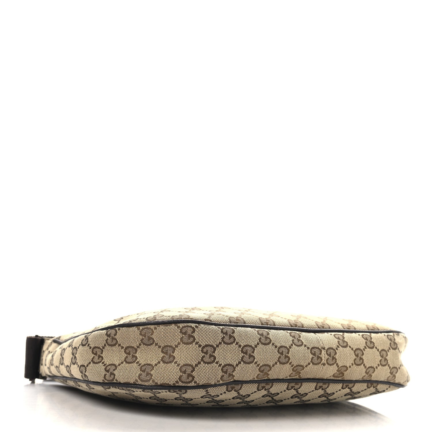 Gucci Monogram Medium Half Moon Hobo Dark Brown 4 of 11