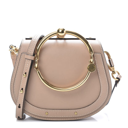 Chloe Calfskin Suede Small Nile Bracelet Bag Biscotti Beige 1 of 9