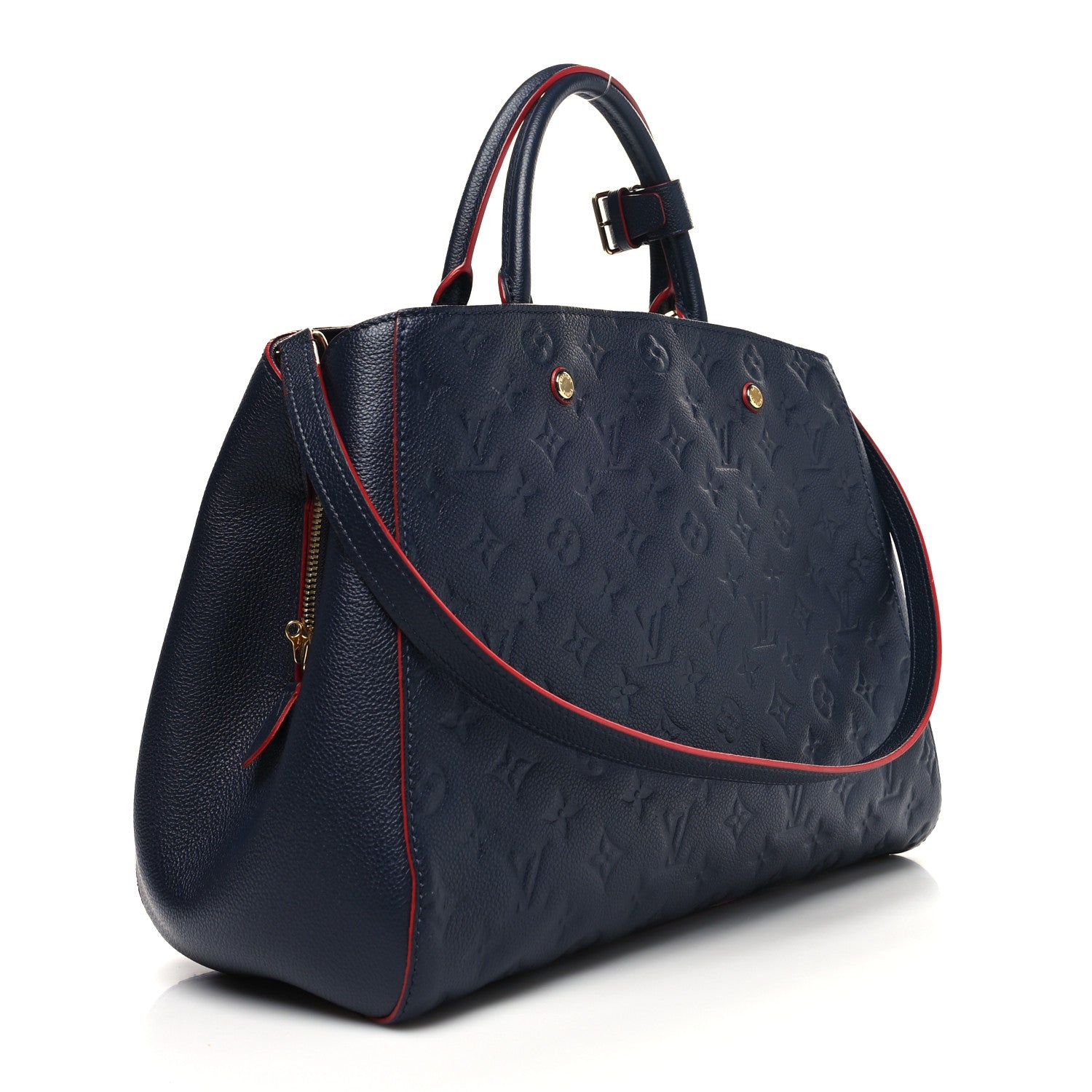 Louis Vuitton Empreinte Montaigne GM Marine Rouge 2 of 10