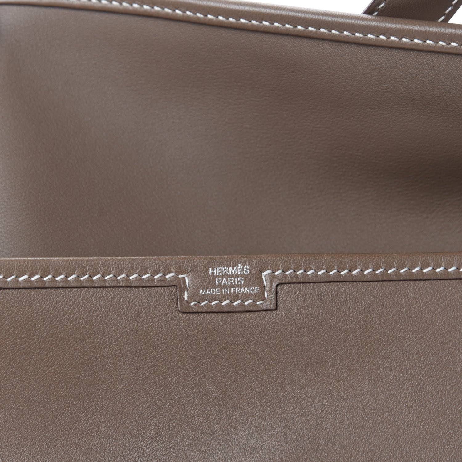Hermes Swift Jige Duo Clutch Etoupe 6 of 8
