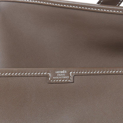 Hermes Swift Jige Duo Clutch Etoupe 6 of 8