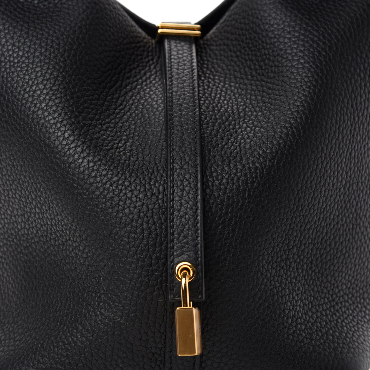 Taurillon Clemence Picotin Lock 22 MM Black