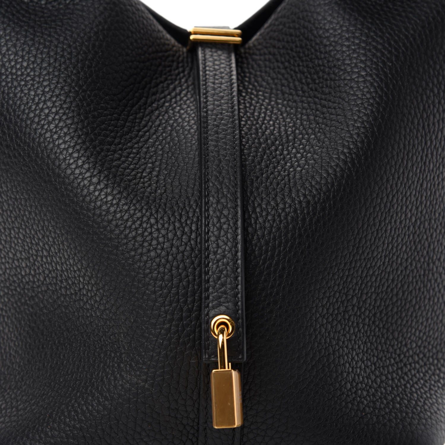 Hermes Taurillon Clemence Picotin Lock 22 MM Black 10 of 11