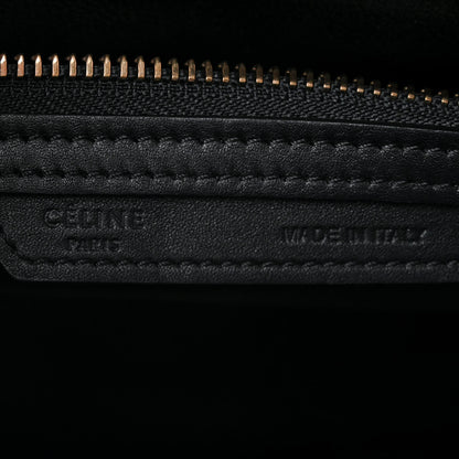 Celine Smooth Calfskin Micro Luggage Black 6 of 10