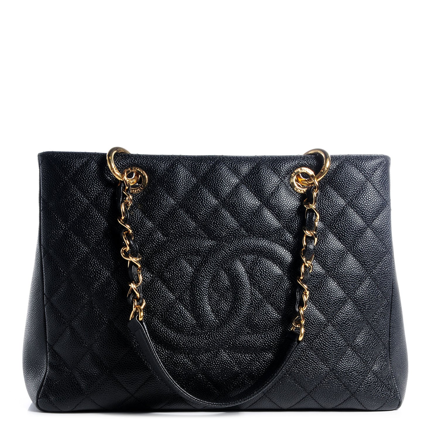 Caviar Grand Shopping Tote GST Black