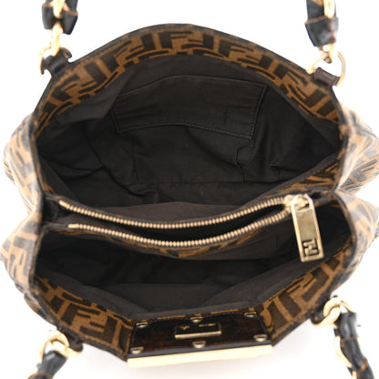 Fendi Zucca Small Mia Tote Tobacco 5 of 12