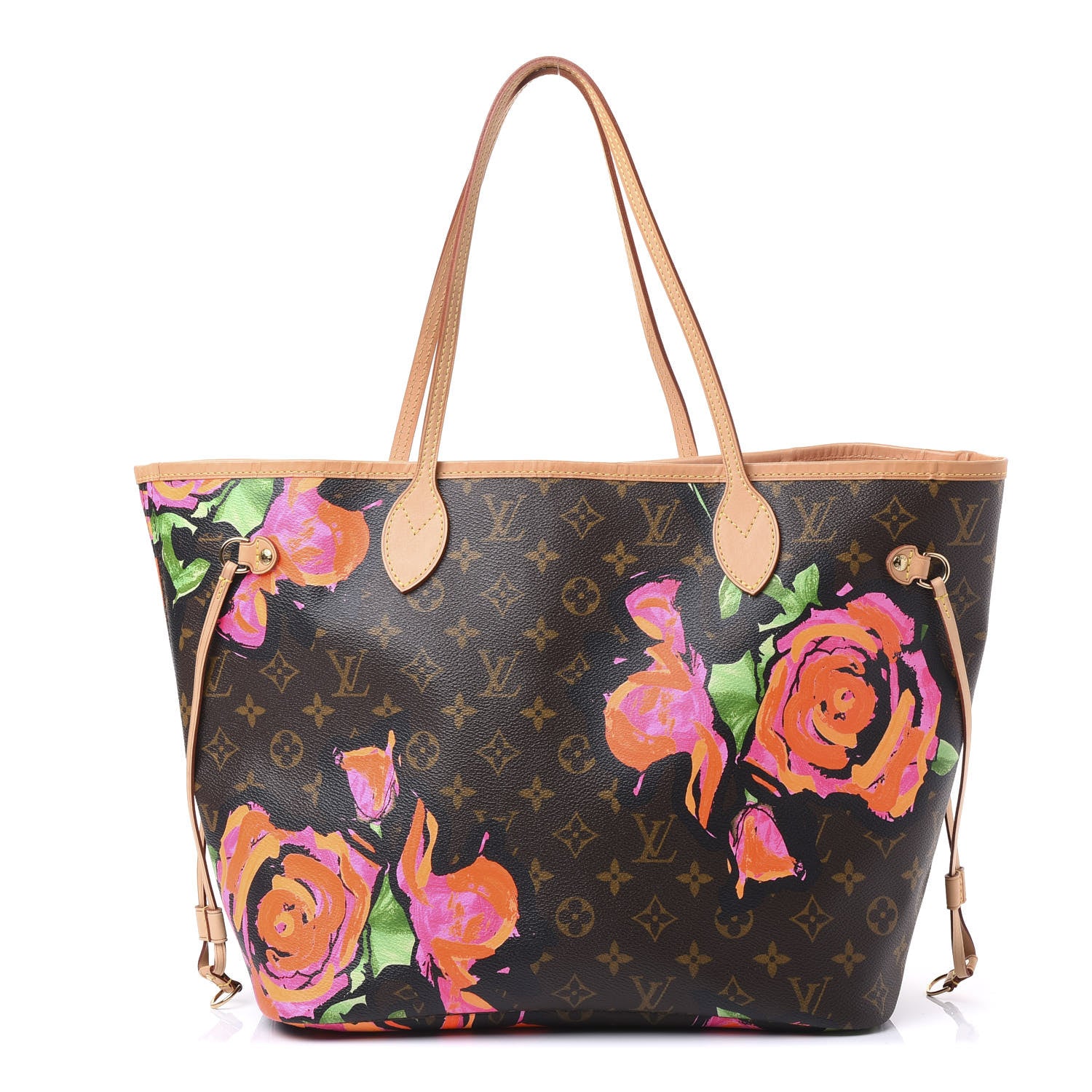 Louis Vuitton Monogram Roses Neverfull MM 1 of 11