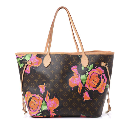 Louis Vuitton Monogram Roses Neverfull MM 1 of 11