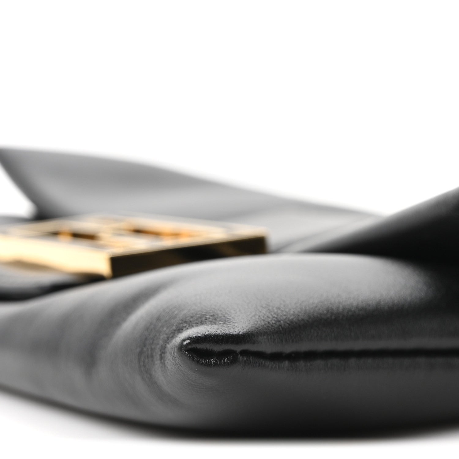 Fendi Shiny Nappa Mama Baguette Pochette Black 10 of 11