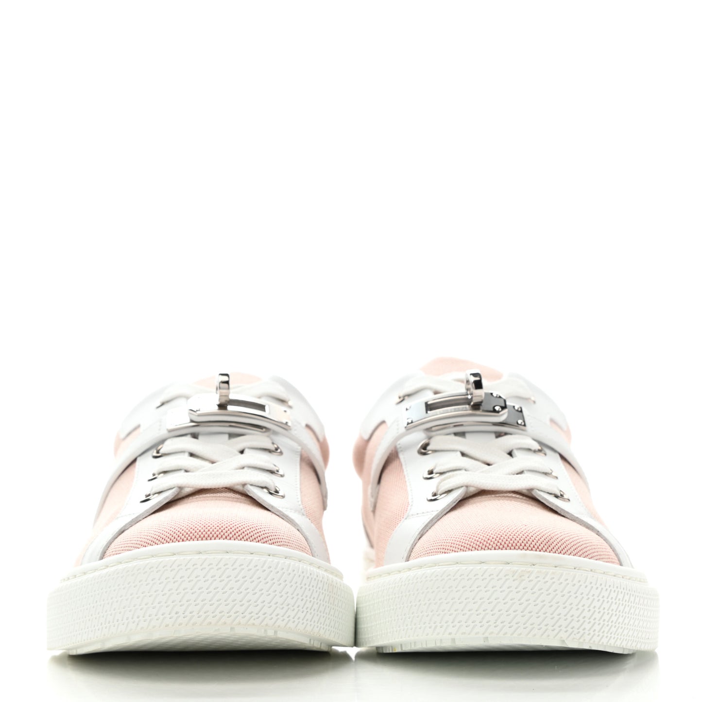 Calfskin Canvas Day Sneakers 36 Framboise White